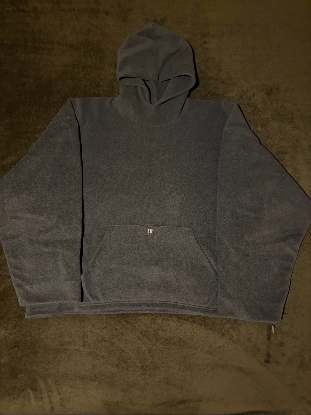 YZY GAP Fleece Pullover Hoodie Shadow Engineered by Balenciaga